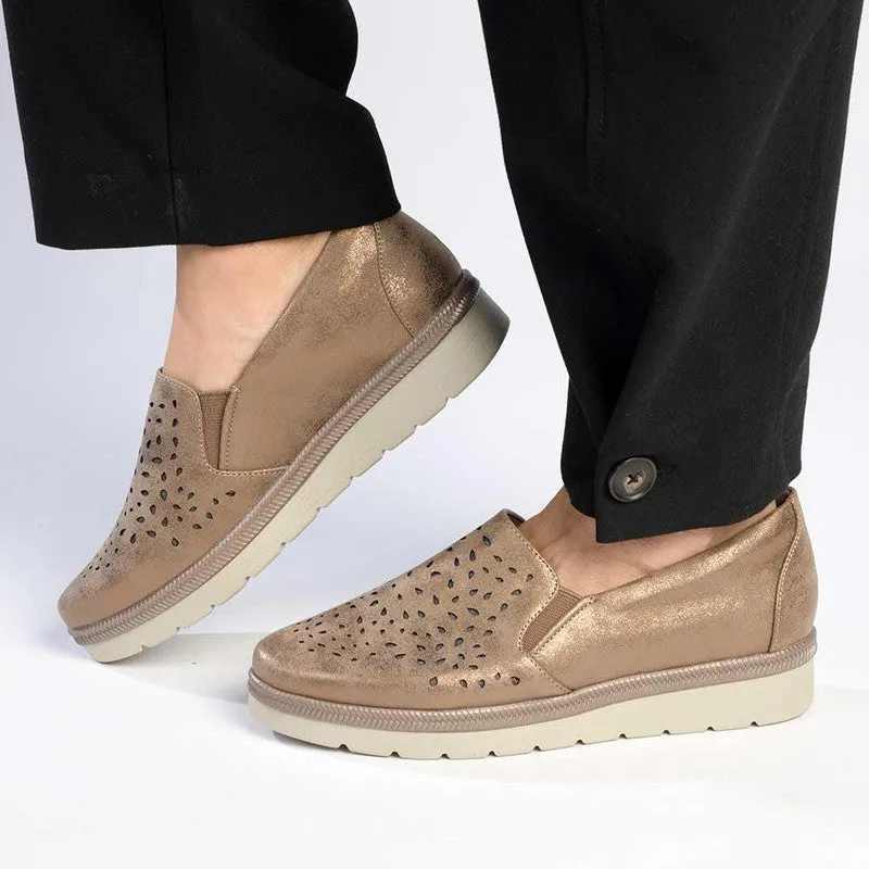 Soft Style By Hush Puppies - Soft Julisa Sneaker - Bronze